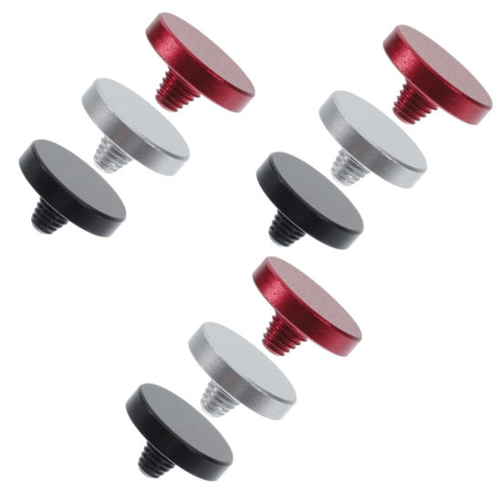 Picture of Generic 9 Pcs Metal Shutter Button Soft Shutter Release Button Camera Parts Convex Surface Shutter Button Camera Button Aluminium Alloy Camera Supply Camera Accessory Aluminum Alloy Thread
