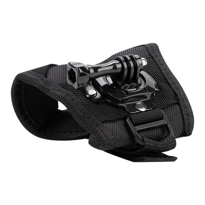 Picture of Oumij Wrist Strap Band Holder 360° Rotation Hand Wrist Strap Band Mount Arm Belt Glove Hand Mount Strap Wristband for Hiking for Gopro 4/3+/3/2/1