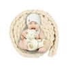 Picture of Newborn Photography Props, Hand-Woven Twisted Braid Rope Background Rug Blanket Basket Filler Newborn Baby Photography Props for Boys Girls