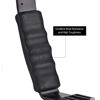 Picture of FLEXMAN Camera L Bracket, Aluminium Alloy Dual Hot Shoes Holder Mount Adapter Mount, 1/4 Thread Heavy Duty L Padded Hand Grip for DV Microphone LED Light Flash