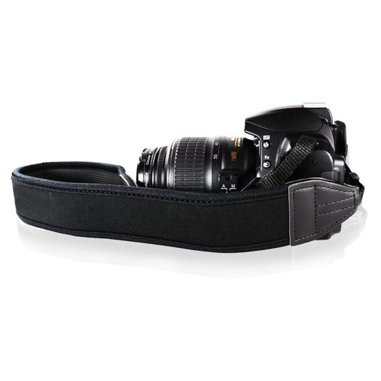 Picture of Foto&Tech High Elastic Decompression Anti-Slip Neoprene/Silicone Camera/Shoulder/Grip Neck Strap Belt Compatible with Nikon Camera