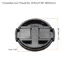 Picture of PATIKIL Camera Lens Cap, 4 Pack Sides Pinch Front Lens Cover with Microfiber Cleaning Cloth for 40.5mm Thread Universal DSLR Lenses for Nikon, for Fujifilm, for Pentax, for Leica
