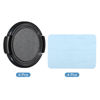 Picture of PATIKIL Camera Lens Cap, 4 Pack Sides Pinch Front Lens Cover with Microfiber Cleaning Cloth for 40.5mm Thread Universal DSLR Lenses for Nikon, for Fujifilm, for Pentax, for Leica