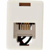 Picture of AmerTac - Zenith TS1001CW TS1001CW 6 Conductor Inline Coupler, White Landline Telephone Accessory