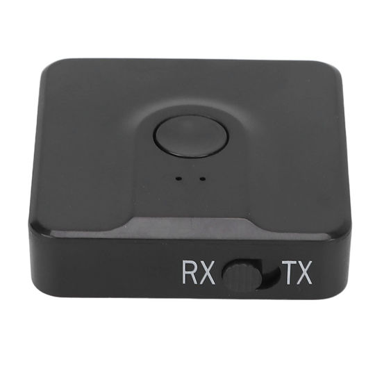 Picture of Bluetooth 5.0 Transmitter and Receiver,Multifunction 2 in 1 Audio Adapter,Splitter for TV/Headphones/PC/Home Stereo/Speakers