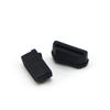 Picture of Fielect 20Pcs Silicone HDMI Anti Dust Cover Plugs Protector Stopper Cap Black for Female Port Black for TV, Computer, 14x7x5mm