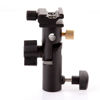 Picture of FocusFoto Type-E Flash Speedlite Cold Shoe Mount Swivel Light Stand Bracket with Umbrella Reflector Holder for DSLR Camera Nikon CAN0N Pentax Olympus and Other Flashes Speedlight Studio LED Lights