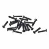 Picture of uxcell M2 x 10mm Phillips Screws Fastener Black for Laptop PC TV Fan Switch 350pcs