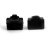 Picture of uxcell Laptopn PC Ethernet Hub Port RJ45 Anti Dust Cover Cap Protector Black 15Pcs