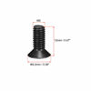 Picture of uxcell M5 x 12mm Phillips Screw Fastener Black for Laptop PC TV Fan Switch 50pcs