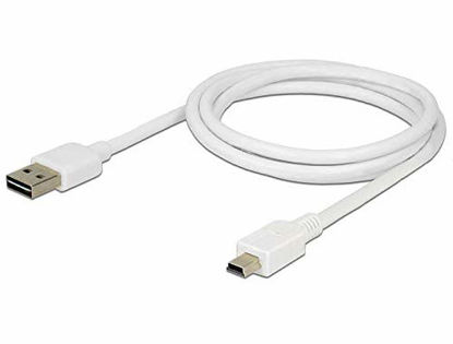 Picture of ienza 6FT USB Data File Transfer Cable Wire Cord Compatible with Canon PowerShot/EOS/DSLR Cameras & VIXIA Camcorders Needing an IFC-400PCU Cable