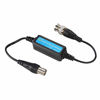 Picture of Ground Loop Isolator Plastic, HD-TVI/CVI/AHD/CVBS Ground Loop Isolator Video Balun Coaxial BNC Male to Female for Camera Black