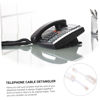 Picture of PartyKindom 2Pcs Telephone Cord Telephone Cable detangler Rotating Cord detangler handset Cord detangler White Telephone line Cable Manager Anti-Rotation