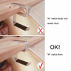Picture of Office Computer Desk Aluminum Hook Clamp-On Desk Headphone Holder/Backpack Hook/ Provides A Convenient Place to Hang Headset Or Bag (for 1.5 cm Thickness)