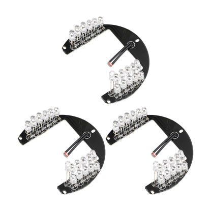 Picture of Othmro 3Pcs 22 LED IR Illuminator for Security Camera 90 Degrees IR Led Round Plate IR Infrared Light Illuminator Board Bulb for CCTV Security Camera