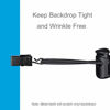 Picture of Foto&Tech 8 Pieces Background String Clips Holder Backdrop Clamps Lock Support Muslin Screen, Adjustable Multi-Functional Strap Clip for Crossbar Backdrop Support Stands in Photo Video Studio (Black)