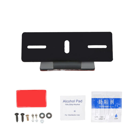 Picture of Radio Holder Bracket, for ICOM IC‑2730E IC2720 for Yaesu FT7900R FT8900 FTM‑400XDR Radio Mic Mount Metal Adhesive Back Hook
