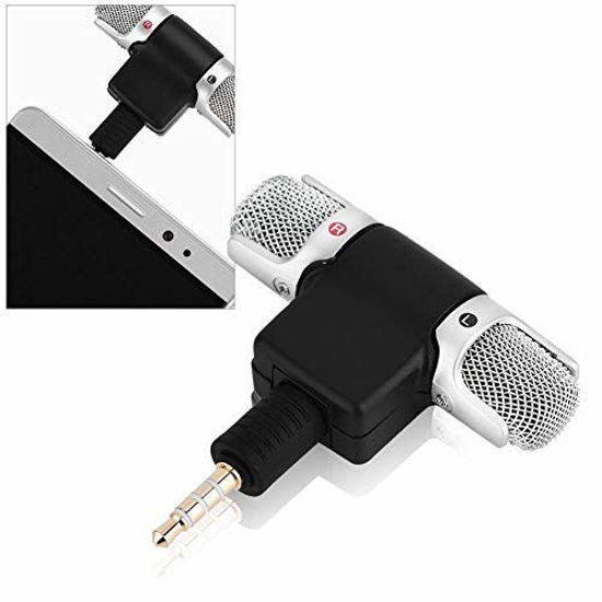 Picture of Zerone Mini Stereo Microphone Mic Portable 3.5mm Gold-Plating Plug Jack MD/DAT for Andriod Phones iPhones