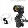 Picture of Hubceuo 1 PCS Light Lamp Photo Studio E27 AC Socket Photography 1.8M Cable Cord Bulb Stand with Umbrella Holder Bulb Mount Black Nylon US Plug, 500360580