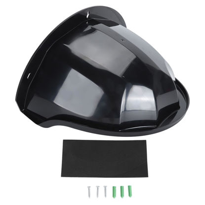 Picture of Camera Rain Cover, Universal Sun Rain Shade Camera Cover with Thickened Base, Camera Protective Roof Cover Suitable for Most Outdoor Security Cameras (Black)
