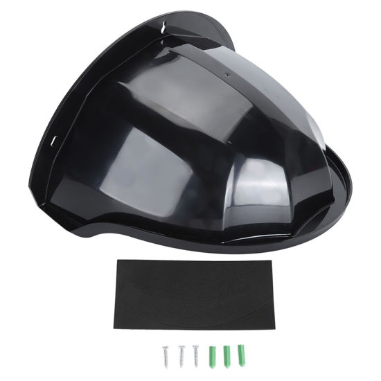 Picture of Camera Rain Cover, Universal Sun Rain Shade Camera Cover with Thickened Base, Camera Protective Roof Cover Suitable for Most Outdoor Security Cameras (Black)