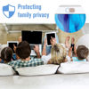 Picture of Mobestech 3pcs Camera Privacy Cover Camera Cover Slide Tablet Accessories Cover Black Camera Cover Phone Cover Camera for Computer Web Laptop Rhinestones