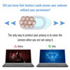 Picture of Mobestech 3pcs Camera Privacy Cover Camera Cover Slide Tablet Accessories Cover Black Camera Cover Phone Cover Camera for Computer Web Laptop Rhinestones