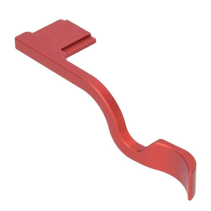 Picture of Serounder Thumb Up Grip, Hot Shoe Aluminum Alloy Thumb Up Rest Hand Grip for Nikon Z6 Z7 Camera(Red)