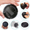Picture of Front Center Pinch Lens Cap Cover Protector + Cap Keeper + Cleaning Cloth for Nikon AF-S NIKKOR 28-300mm f/3.5-5.6G ED VR Lens