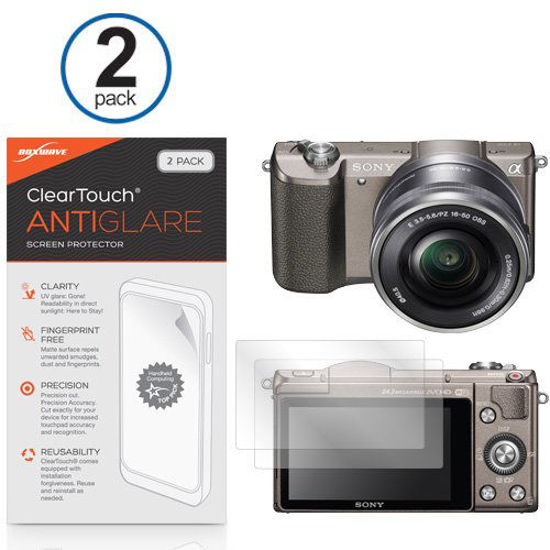 Picture of Screen Protector for Sony Alpha a5100 (Screen Protector by BoxWave) - ClearTouch Anti-Glare (2-Pack), Anti-Fingerprint Matte Film Skin for Sony Alpha a5100