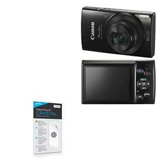 Picture of Screen Protector for Canon Powershot ELPH 190 (Screen Protector by BoxWave) - ClearTouch Crystal (2-Pack), HD Film Skin - Shields from Scratches for Canon Powershot ELPH 190