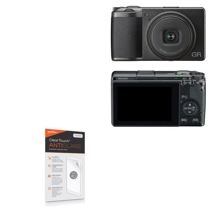 Picture of BoxWave Screen Protector Compatible with Ricoh GR III (Screen Protector ClearTouch Anti-Glare (2-Pack), Anti-Fingerprint Matte Film Skin for Ricoh GR III