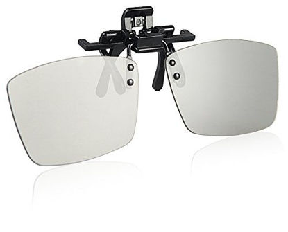 Picture of Clip-On ED (Pack of 2) Sony TDG-500P Compatible Passive 3D Glasses