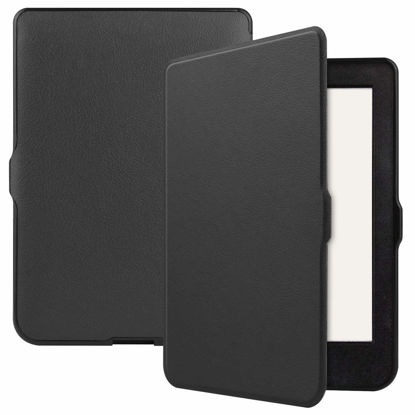 Picture of Kepuch Custer Ultra-Thin Polyurethane PU Leather Shell Hard Case Cover for Kobo Nia 2020 - Black