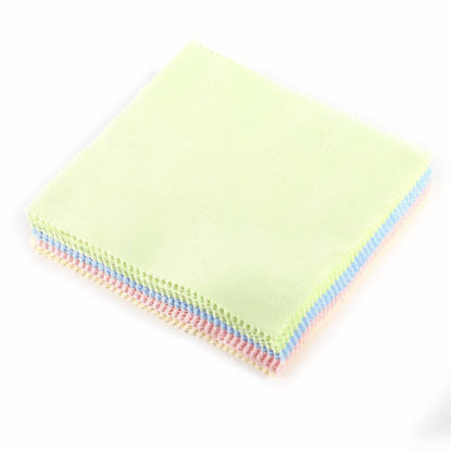Picture of Denash LCD Screen Cleaning Cloth, Microfiber Washable 70Pcs Reusable Screen Cleaning Cloth, for Camera Lens Glasses Dust Cleaner