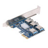 Picture of BGNing 1 to 4 PCI Express 16X Slots Riser Card PCI-E 1X to External 4 PCI-E Slot Adapter PCIe Multiplier Card USB 3.0 Mining Special Riser Card for Bitcoin Miner