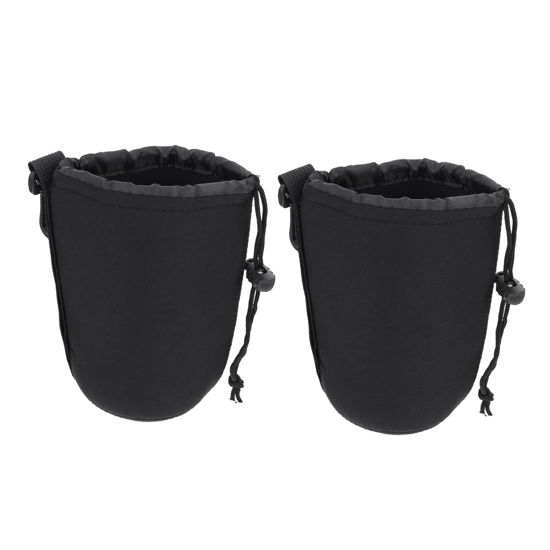 Picture of SUPVOX 2pcs Camera Lens Bag Large Neoprene Accessories Travel