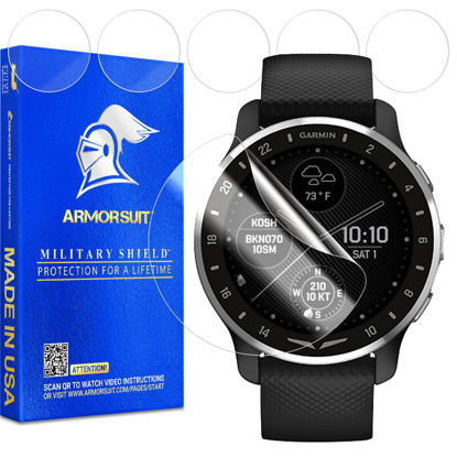 Picture of ArmorSuit 6 Pack for Garmin D2 Air X10 Aviator 33mm Screen Protector MilitaryShield HD Clear Film - Made in USA