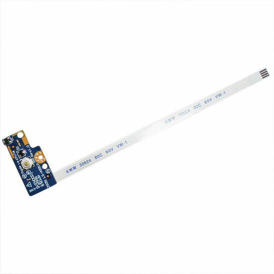 Picture of HSSDTECH Power Button Board ON OFF Cable For HP 15-G 15-R 250 256 250 G3 Series 15-r263dx 15-r136wm 15-r015dx 15-g001xx 15-g007dx 15-g010dx 15-g010nr 15-g027ca 15-g035wm 15-g019wm 15-g133ds 749650-001