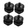 Picture of Veemoon 4 Pcs Camera Conversion Screw DSLR Camera Rig Supply Hot Shoe Flash Stand Hot Shoe Mount Tripod Screw Adapter for DSLR Camera Hot Shoe Flash Adapter Flash Shoe Mount Tripod Adapter