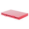 Picture of Foto&Tech RED Aluminum Memory Card Carrying Case 4 Slots Compatible with Compact Flash Card Lexar SanDIsk Kingston Sony
