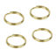 Picture of Foto&Tech Stainless Steel Round Lug Ring Camera Strap Split Ring for Small Cameras (10 pcs, Gold)
