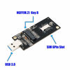 Picture of Tekit NGFF(M.2) Key B to USB 3.0 Adapter with SIM 6pin Slot for WWAN/LTE Module(Key B to USB3.0)