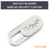 Picture of Tech Candy Bad Guy Blocker Webcam Cover Privacy Protector, White - Secure, Thin, Durable, for Computers, Laptops, Tablets, & Smartphones, Easy Application
