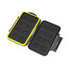 Picture of JJC MC-MSD16 Rugged Water-Resistant Memory Card Case (16x microSD Cards)