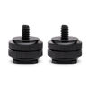 Picture of Koah Hot Shoe Mount to 1/4"-20 Male Adapter - Hot Shoe Adapter Camera Mount Screw with Bottom Male Cold Shoe for Mic Mount, Flash & Attachments on Cameras, Rigs, Brackets, Tripods, Light Stands