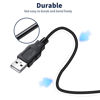 Picture of NP-W126 USB Cable Replacement Charging Sync Data Cable Supply Power Cord Compatible with Fujifilm Cameras X-T1 X-T2 X-T3 X-T10 X-T20 X100F X-A1 X-A10 X-E2 X-Pro1 X-Pro2 and More (1M/No Magnetic Ring)