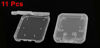 Picture of uxcell SD MS Micro TF Memory Card Plastic Storage Box Case Holder 11pcs