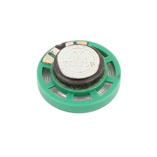 Picture of uxcell 27mm Dia 32 Ohm 0.25W External Magnet Speaker Horn Loudspeaker Green