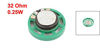 Picture of uxcell 27mm Dia 32 Ohm 0.25W External Magnet Speaker Horn Loudspeaker Green
